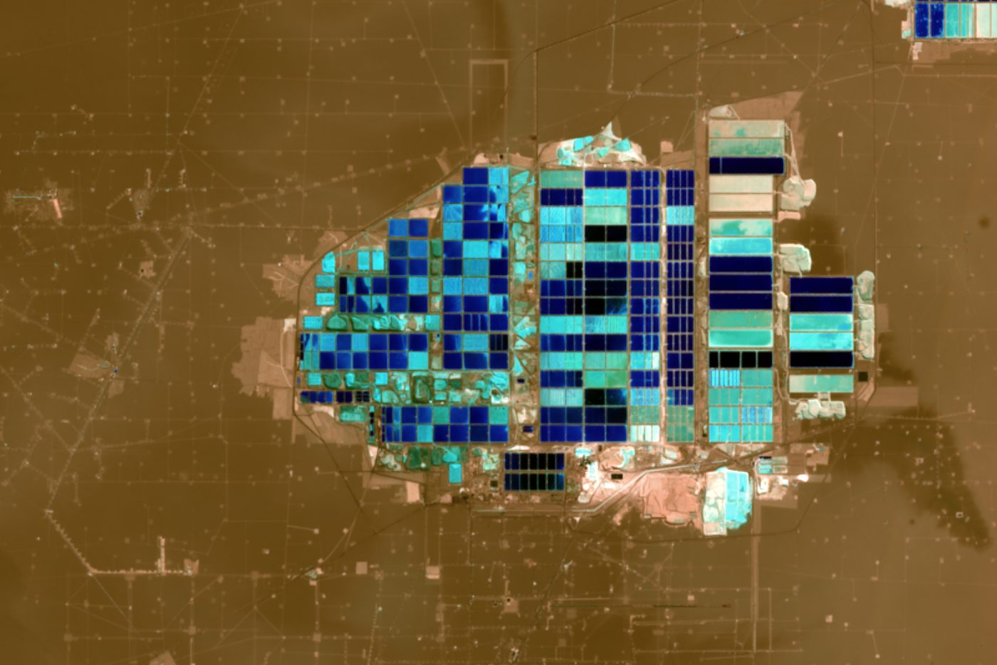 Sentinel-2 geology composite image of Salar de Atacama, Antofagasta, Chile